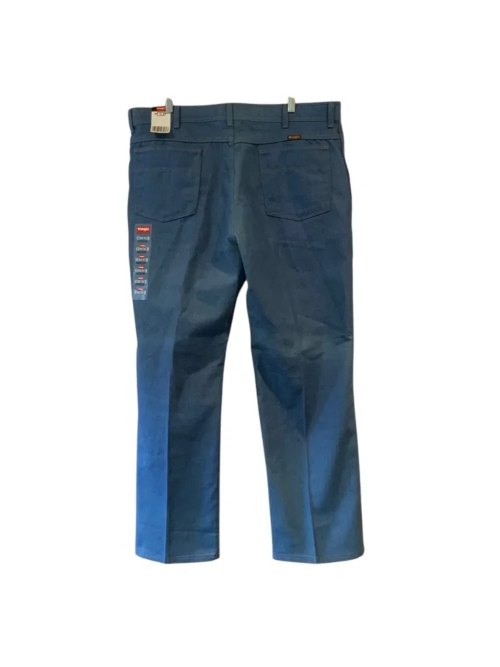 Wrangler Mens Stretch Blue Jeans Classic 40x29 Cotton Blend Made In USA